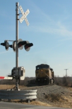 Southbound KCS Loaded Coal Train DPU